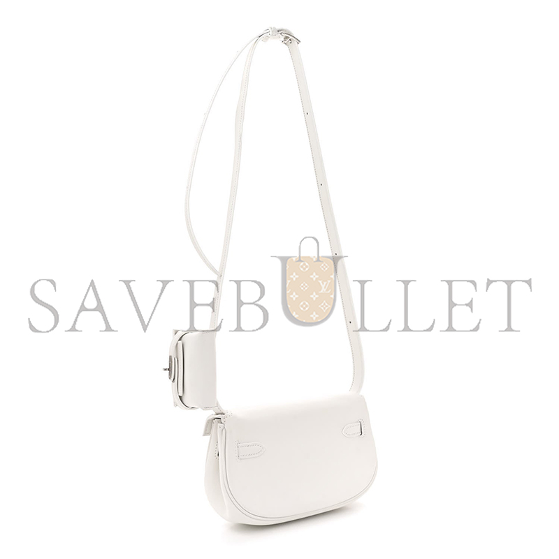 HERMÈS SWIFT KELLY MOOVE NEW WHITE (20*11.5*6cm)